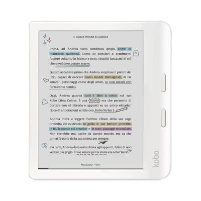 Rakuten Kobo Libra Colour eBook-Reader Touchscreen 32 GB WLAN Weiß