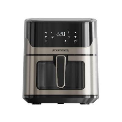 Black & Decker BXAF6500E Einzelbild 6,5 l Eigenständig 1600 W Low Fat Fritteuse Schwarz, Grau