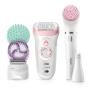 Braun Silk-épil 9 81683682 epilatore 40 pinzette Bianco, Rosa