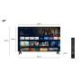 TCL S54 Series 32S5400A Fernseher 81,3 cm (32") HD Smart-TV WLAN Silber 220 cd m²