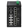 Edimax IGS-5416P commutateur réseau Géré Gigabit Ethernet (10 100 1000) Connexion Ethernet, supportant l'alimentation via ce