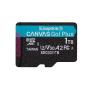 Kingston Technology Carte microSDXC Canvas Go Plus 170R A2 U3 V30 de 1To + ADP