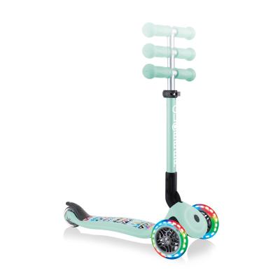 Globber JUNIOR FOLDABLE FANTASY LIGHTS Kids Three wheel scooter Blue