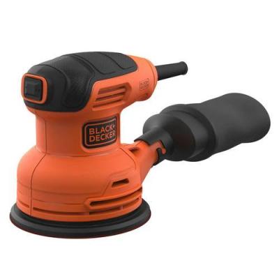 Black & Decker BEW210 Levigatrice orbitale 14000 Giri min Nero, Arancione