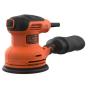 Black & Decker BEW210 Lijadora orbital 14000 RPM Negro, Naranja