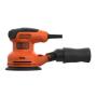 Black & Decker BEW210 Levigatrice orbitale 14000 Giri min Nero, Arancione