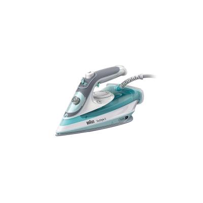 Braun TexStyle 3 SI 5017 GR Dampfbügeleisen Keramik-Bügelsohle 2700 W Grau, Türkis, Weiß