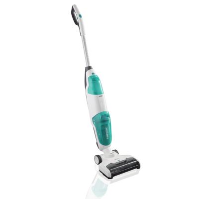 Leifheit Regulus Aqua PowerVac Aspiradora escoba Batería Seca y húmeda Espuma Sin bolsa Azul, Gris, Blanco