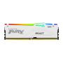 Kingston Technology FURY Beast 64GB 6000MT s DDR5 CL40 DIMM (Kit of 4) White RGB XMP