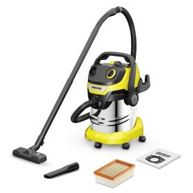 Kärcher WD 5 S V-25 5 22 Acero inoxidable, Negro, Amarillo 25 L 1100 W