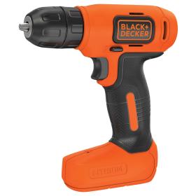 Black & Decker BDCD8-QW drill Keyless Black, Orange