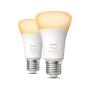 Philips Hue White ambience E27 - Smarte Lampe A60 Doppelpack - 800