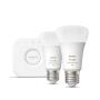 Philips Hue White and Color ambiance Kit de démarrage   2 ampoules connectées E27 (1100)