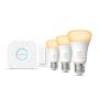 Philips Hue White ambiance Kit de démarrage   3 ampoules connectées E27 (1100) + variateur