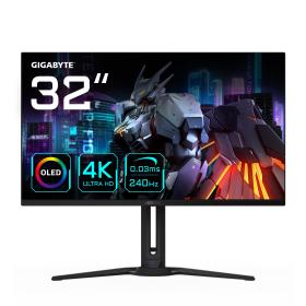 AORUS FO32U2 pantalla para PC 80 cm (31.5") 3840 x 2160 Pixeles 4K Ultra HD OLED Negro