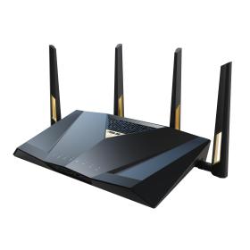 ASUS RT-BE88U router inalámbrico 10 Gigabit Ethernet Doble banda (2,4 GHz   5 GHz) Negro, Gris