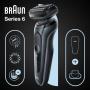 Braun Series 6 61-N1200s Rasoir à grille Tondeuse Noir