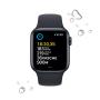 Apple Watch SE OLED 40 mm Digital 324 x 394 Pixel Touchscreen Schwarz WLAN GPS