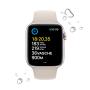 Apple Watch SE OLED 44 mm Digital 368 x 448 Pixeles Pantalla táctil Beige Wifi GPS (satélite)