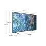 Samsung Q60D QE50Q60DAU 127 cm (50") 4K Ultra HD Smart-TV WLAN Titan
