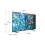 Samsung Q60D QE55Q60DAU 139.7 cm (55") 4K Ultra HD Smart TV Wi-Fi Titanium