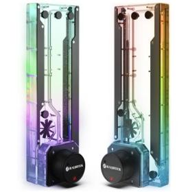 RAIJINTEK ACHERON 360 D5 EVO RBW Distro Plate - Acryl, D-RGB Pump & reservoir