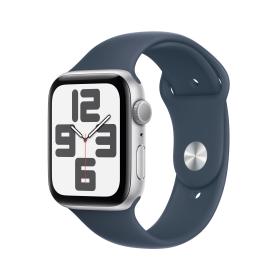 Apple Watch SE OLED 44 mm Numérique 368 x 448 pixels Écran tactile Argent Wifi GPS (satellite)