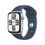 Apple Watch SE OLED 44 mm Digital 368 x 448 Pixel Touchscreen Silber WLAN GPS