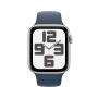 Apple Watch SE OLED 44 mm Digital 368 x 448 Pixeles Pantalla táctil Plata Wifi GPS (satélite)