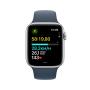 Apple Watch SE OLED 44 mm Digitale 368 x 448 Pixel Touch screen Argento Wi-Fi GPS (satellitare)