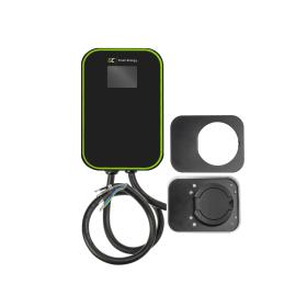 Green Cell EV15RFID electric vehicle charging station Black Aluminium Wall 3 Built-in display LCD