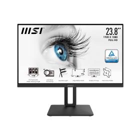 MSI Pro MP242P 23.8 Inch Monitor with Adjustable Stand, Full HD (1920 x 1080), 75Hz, IPS, 5ms, HDMI, VGA, Built-in Speakers,