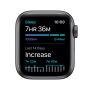 Apple Watch SE OLED 40 mm Digital 324 x 394 Pixel Touchscreen Grau WLAN GPS