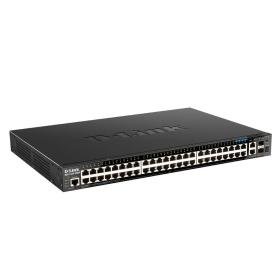 D-Link DGS-1520-52MP Managed L3 Gigabit Ethernet (10 100 1000) Power over Ethernet (PoE) 1U Black
