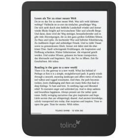 Tolino shine 5 eBook-Reader Touchscreen 16 GB WLAN Schwarz