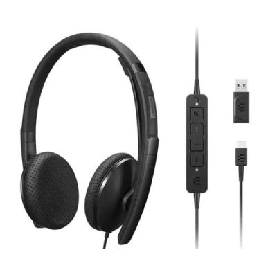 Lenovo 4XD1M45626 Kopfhörer & Headset Kabelgebunden Kopfband USB Typ-C Schwarz