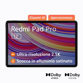 Xiaomi Redmi Pad Pro Qualcomm Snapdragon 128 GB 30,7 cm (12.1") 6 GB Wi-Fi 6 (802.11ax) Android 14 Blu