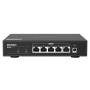 QNAP QSW-1105-5T network switch Unmanaged Gigabit Ethernet (10 100 1000) Black