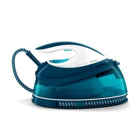 Philips GC7844 20 steam ironing station 1.5 L SteamGlide soleplate Aqua colour, White