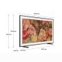 Samsung QE55LS03DAUXZT Fernseher 139,7 cm (55") 4K Ultra HD Smart-TV WLAN Schwarz