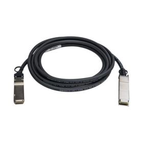 QNAP CAB-NIC40G30M-QSFP Cable de fibra óptica e InfiniBand 3 m QSFP+ Negro