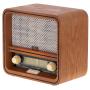 Camry Premium CR 1188 radio Personal Analog Black, White, Wood