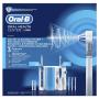 Oral-B PRO 2000 + Oxyjet Erwachsener Rotierende-vibrierende Zahnbürste Blau, Weiß