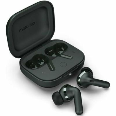 Motorola Moto Buds+ Auriculares Inalámbrico Dentro de oído Llamadas Música Deporte Uso diario Bluetooth Gris