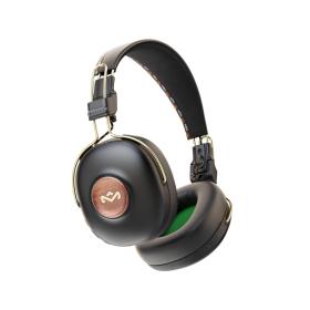 The House Of Marley EM-JH143-RA écouteur casque Avec fil &sans fil Arceau Appels Musique Micro-USB Bluetooth Noir, Or