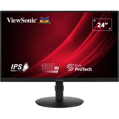 Viewsonic VA VA2408-HDJ écran plat de PC 61 cm (24") 1920 x 1080 pixels Full HD LED Noir