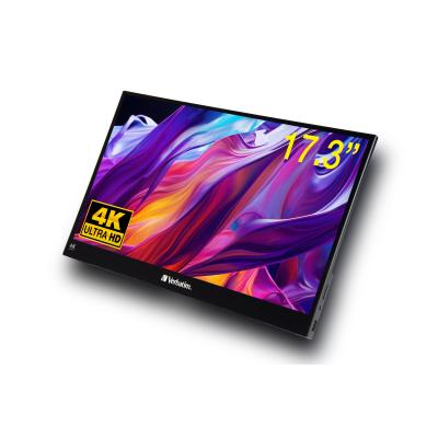 Verbatim Portable Touchscreen Monitor Ultra HD 4K - 17.3”
