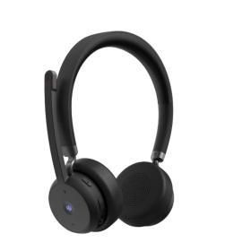 Lenovo Wireless VoIP Headset Kopfhörer Kabellos Kopfband Büro Callcenter Bluetooth Schwarz