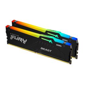 Kingston Technology FURY Beast 64GB 6000MT s DDR5 CL30 DIMM (Kits de 2) RGB XMP