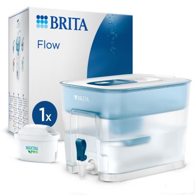 Brita Sistema filtrante XXL Flow (8.2L) incl. 1 x filtro MAXTRA PRO All-in-1 - distributore da frigorifero per famiglie e